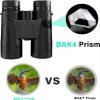 EKsma 12X42 Binoculars for Adults high Powered, High Definition Binoculars Handheld Telescope Waterproof Binoculars Telescope for Bird Watching, Theater and Concerts, Sport Games view 4