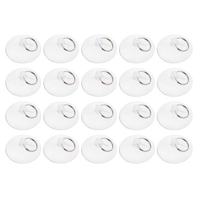 MECCANIXITY 20pcs Screen Suction Cup Phone Pry Repair Opening Tool for Laptop Computer Tablet LCD Screen Remover, Clear