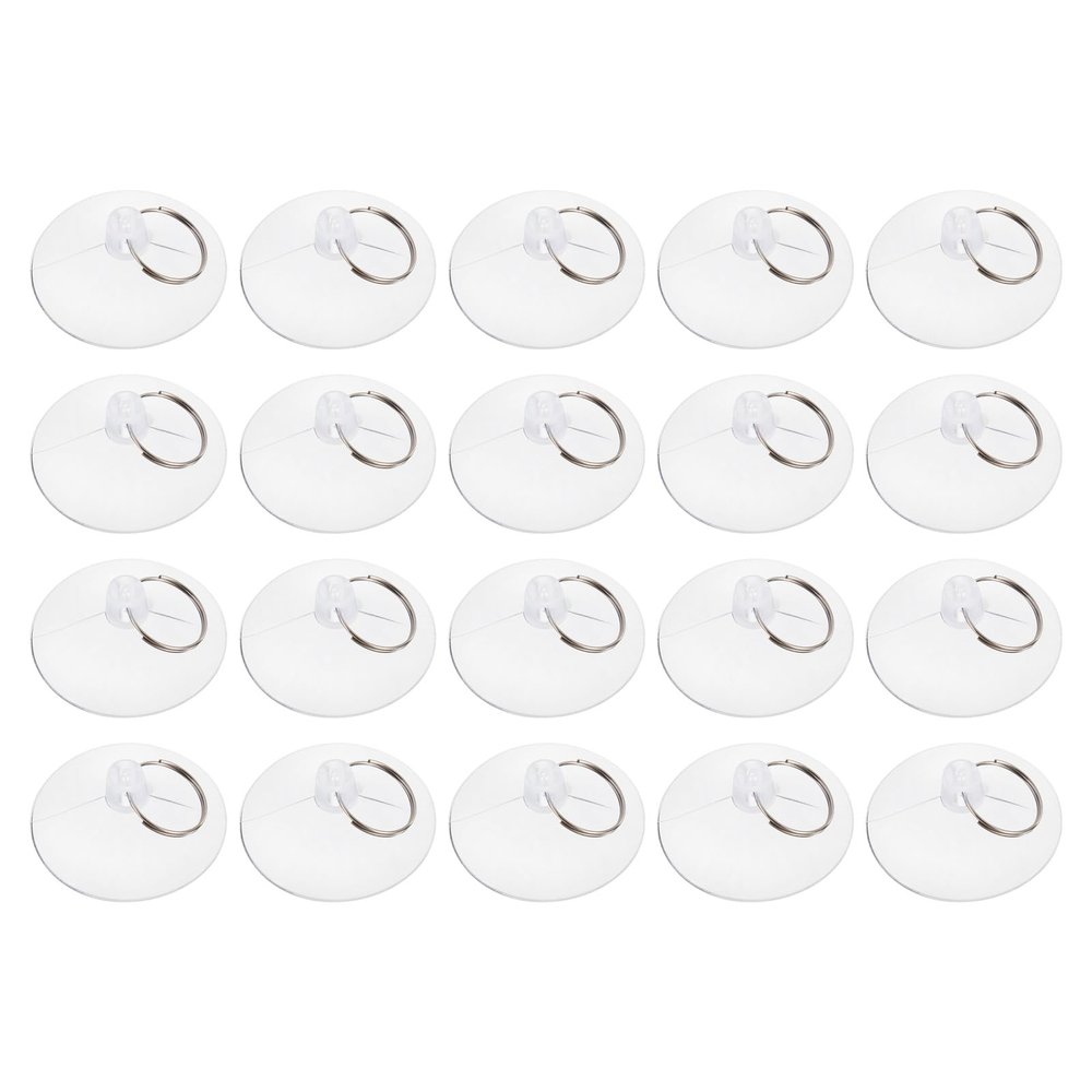MECCANIXITY 20pcs Screen Suction Cup Phone Pry Repair Opening Tool for Laptop Computer Tablet LCD Screen Remover, Clear