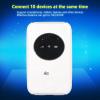 Unlocked Mobile Hotspot, 4G LTE Router, 300Mbps Rate, Up to 10 Connect Devices Modem with SIM Card Slot for Office Travel Home view 2