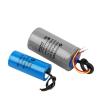 2Pcs CD60 Starting Capacitor 450V 50/75/100/150/200/250/300/350/400UF Motor Starting Capacitor Motor Run (Size : 350UF Blue) view 3