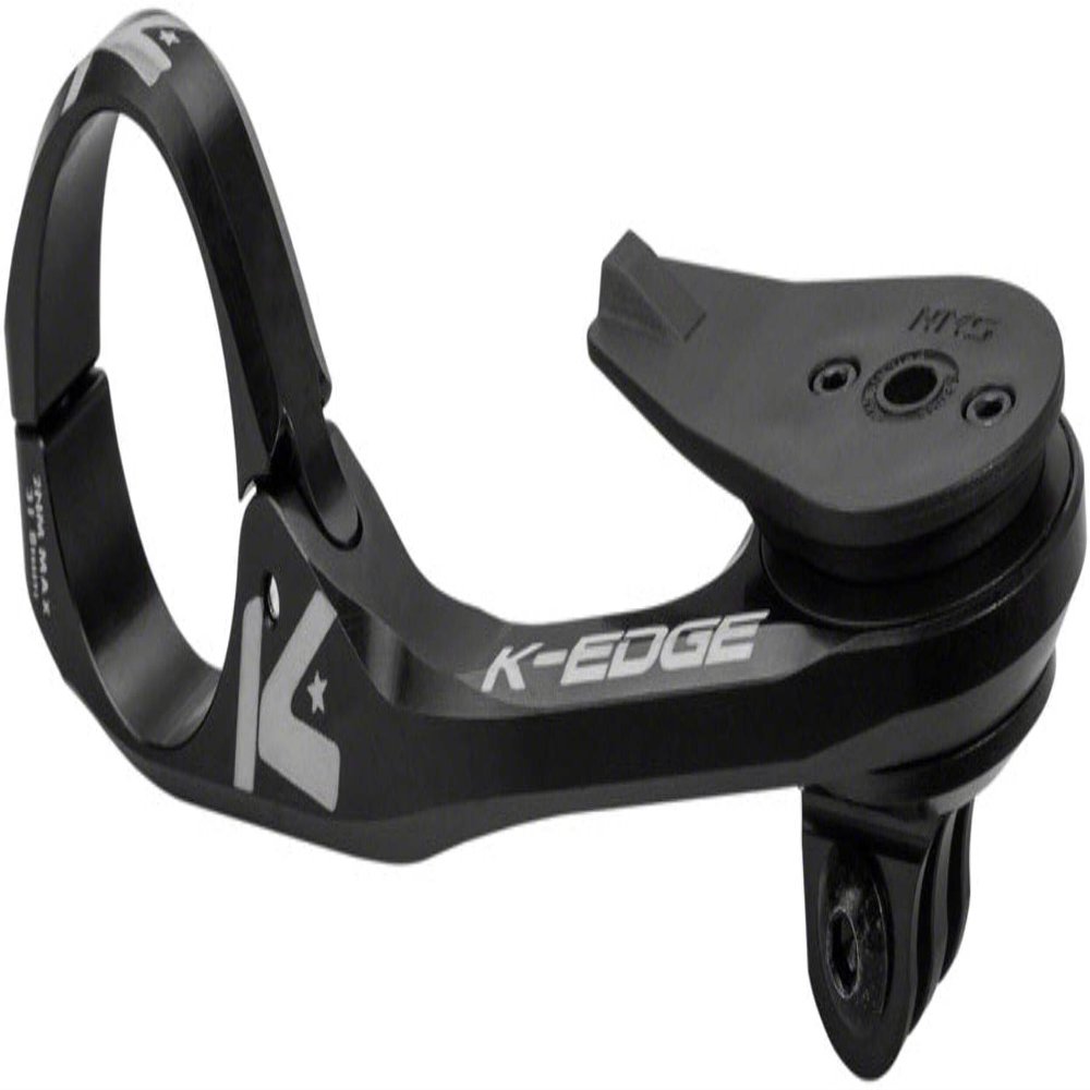K-Edge | Max XL (31.8mm) Bicycle Computer Combo Mount | for Hammerhead GPS Devices | Black