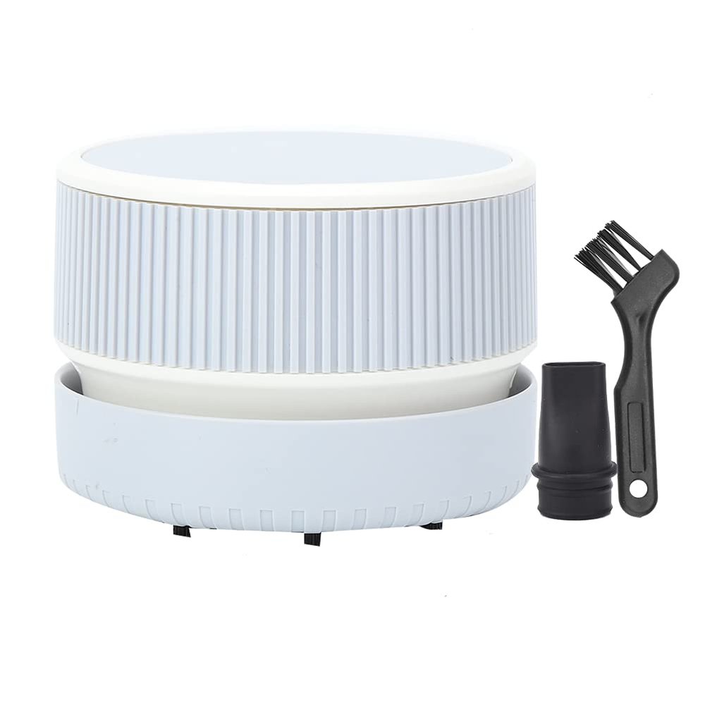 Strong Suction Mini Vacuum Cleaner for Cleaning Dust Paper Scrap, Nails Dust Cleaner Spiral Fan Strong Suction Nozzle for Fine Particles (desktop vacuum cleaner)
