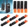 10Pcs Walkie Talkie PTT, Replacement Rubber Talk, epair for 5R 5RA 5RE F8+ Two Way Radio view 2