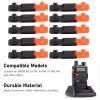 10Pcs Walkie Talkie PTT, Replacement Rubber Talk, epair for 5R 5RA 5RE F8+ Two Way Radio view 3