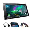 JVC KW-M875BW Digital Multimedia Receiver w/Wireless CarPlay and Android Auto, BT and High Res Audio (Does Not Play CDs) with PAC SWI-CP5 Steering Wheel Interface view 1