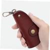 FAVOMOTO Practical Leather Key Storage Pouch for Car Keys Compact Waist Hanging Bag and Lightweight Design for Daily Use Outdoor Activities view 3