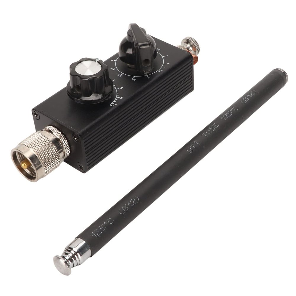 20W HF Antenna, All Band Adjustable 5MHz55MHz Tuned Antenna Shortwave Antenna, All Band HF Antenna, Tuner Shortwave Antenna, for UHF VHF (Set 2)