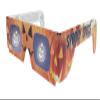 3 Halloween Glasses - Bat, Pumpkin & Skull Hologram Lenses in Paper Frames - Holiday Eyes - Holographic 3D Glasses view 4