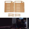 zjchao 3.5inch Hard Drive Bracket Multi Layer Accurate Mounting Hole DIY Acrylic SSD Drive Bays for PC (6 Layers) view 2