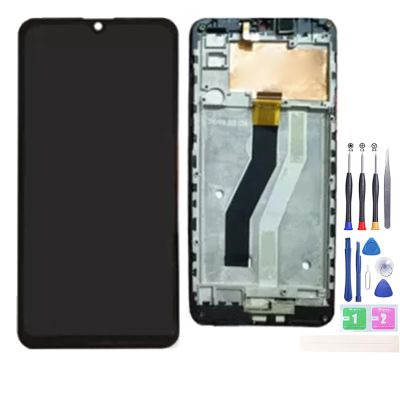 Jinyan LCD Screen for Hisen-se in-Finity H30 Lite HLTE223E HLT223E LCD Display + Outer Glass Touch Screen Digitizer Full Assembly Replacement (Black with Frame)