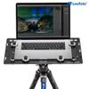 LEOFOTO Laptop Tray with 3/8" & 1/4" Mounting Holes, Universal Fit, Arca Standard, Secure Laptop Clamps, Tripod Mounting Gear (LCH-3S) view 2