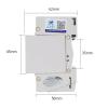 385V 20KA~40KA 2 P 2 Pole SPD House Surge Protector Protective Low-Voltage Arrester Device HYS4-C/2 50hz/60hz din Rail view 3