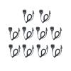 10 Pack PMMN4024A PMMN4024 PMMN4025A PMMN4025 Remote Speaker Microphone Heavy Duty Mic for APX6000 APX4000 APX7000 APX8000 XPR6350 XPR6550 XPR7350 XPR7550 XPR6580 XPR7350e XPR7550e XPR7580e Radio view 1
