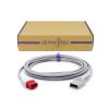 skmeditec 10.5FT IBP Adapter Cable Compatible with Spacelabs, Reusable Cord with 10 Pins Connector and Utah Connector view 1