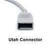 skmeditec 10.5FT IBP Adapter Cable Compatible with Spacelabs, Reusable Cord with 10 Pins Connector and Utah Connector view 3