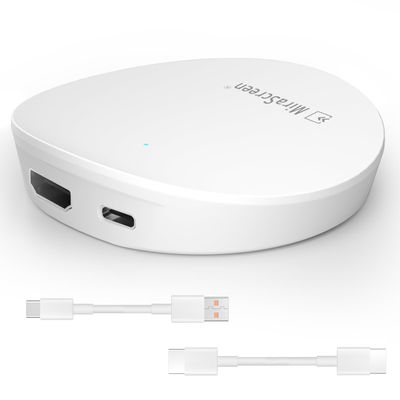5G 4K Wireless HD Display Adapter Mirror Cast Screen Dongle Reciever Support Miracast DLNA Airplay for iOS Android Phone Tablet Mac Windows Laptop to TV Projector Monitor