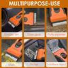 Razor Blade Scraper with 15 Extra Blades: Multi-Surface Cleaning Tool for Glass, Ceramic Cooktops, Ovens, Glass Top Stoves and Foot - Removes Burned-On Food, Tough Stains, Dirt, Stickers, and Paint view 4