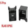 XYWHPGV 5 Pcs 13mm Long Black Plastic Shell 8P8C RJ45 Jacks Sockets Ports(a1f70 78964 bd810 23c60 baed1 05b7e view 2