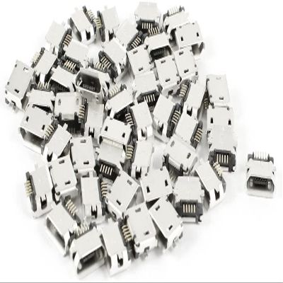 XYWHPGV Cell Phone Type B Micro USB Female Mount 5 Pin Jack Port Socket 30 Pcs(cc9ba 78f3e 3560a f87b6 0939e e9167