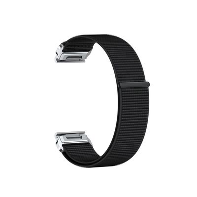 UsmAsk 20mm Nylon Strap fit for Garmin Descent MK 2S/Fenix 7S/6S/6S Pro Bands fit for Fenix 5S/5S Plus Replacement Watchband Bracelet (Color : Black1, Size : 20mm)
