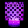 Jinnwell 3D Chess Night Light Music Ballet Lamp Illusion 16 Color Changing Table Desk Decoration Lamps Gift with Acrylic Flat ABS Base USB Cable Toy view 2