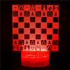 Jinnwell 3D Chess Night Light Music Ballet Lamp Illusion 16 Color Changing Table Desk Decoration Lamps Gift with Acrylic Flat ABS Base USB Cable Toy view 4