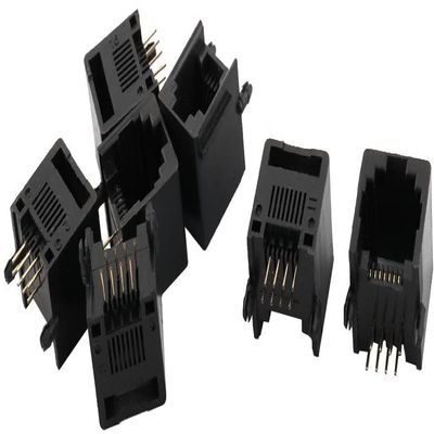 XYWHPGV Home DIY Craft RJ45 8P8C Female PCB Mounting Modular Jack Ethernet Network Connector 7pcs(797e6 5faf7 f23bf 2466c 68e68 faf95