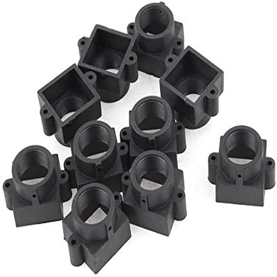 XYWHPGV 10 Pcs S Mount M12 Board Lens Holder 20mm Screw Spacing Black for CCTV Camera(1ad5f 828c7 75989 0438e 93b6c bb473