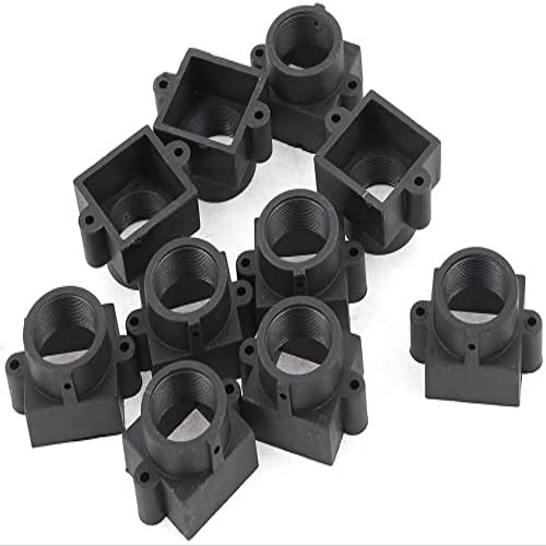 XYWHPGV 10 Pcs S Mount M12 Board Lens Holder 20mm Screw Spacing Black for CCTV Camera(1ad5f 828c7 75989 0438e 93b6c bb473