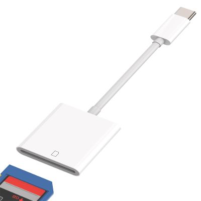 USB C SD Card Reader Type C Port Adapter Compatible for Samsung for Apple for iPhone 15 Pro Max Plus for iPad 10Air4/5Mini 6Pro 12.9 MacBook Thunderbolt 3 Cable Camera Memory Compact Flash