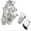 XYWHPGV 5 Sets Metal Cover Shell Housing Protector Silver Tone for D Sub DB9 Connector(787bb 513de 4b606 41f7e a073a 9b29f view 1