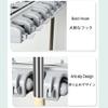 Racks Movable Broom Mop Holder,Commercial Mop Rack, Cleaning Tool Cart,Housekeeping Supplies Organizer, Garden Tool Storage,Mop Drain Rack can put wet mops,with Gray Tray,Garden Closet Garage Organize view 4