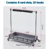 Racks Movable Floor Standing Mop Broom Holder Commercial Cleaning Tool Cart,Cleaning Supplies Organizer,Garden Garage Tool Storage Rack,Housekeeping Supplies,for Schools,Garden,Garage,Factories view 2