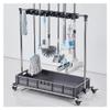 Racks Movable Floor Standing Mop Broom Holder Commercial Cleaning Tool Cart,Cleaning Supplies Organizer,Garden Garage Tool Storage Rack,Housekeeping Supplies,for Schools,Garden,Garage,Factories view 1