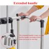 Racks Broom and Mop Holder Put Wet Mops,Cleaning Tool Tower Mop Holder Umbrella Stand,Movable Commercial Mop Rack,for Garden Garage Schools, Hospitals, Factories, Hotels,Property Companies Restaurant view 4