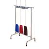 Racks Floor Standing Mop Broom Holder,Cleaning Supplies Organizer,Commercial Stainless Steel Mop Rack,Garden Garage Tool Storage, Mop Drain Rack,Umbrella Stand,for Schools,Hospitals,Factories,Restaura view 1