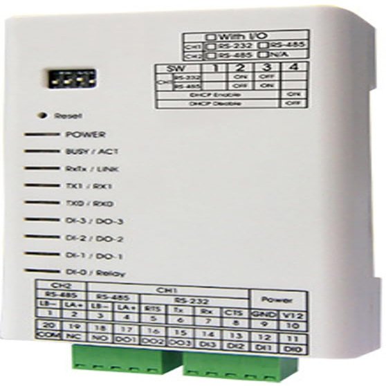 ACTi PIOB-0203 RS-485 Network I/O Module, Seamless Integration, Multiple I/O Ports, Robust Build Quality, Up to 115200bps Data Transmission Rate, Easy Configuration