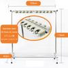 Racks Movable Broom Holder,Commercial Mop Rack,Cleaning Tool Storage,Cleaning Supplies Organizer,Umbrella Stand,Stainless Steel Floor Standing Mop Drain Rack,for Garden,Garage,Schools,Factories view 2