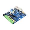 TUOPUONE Dual ETH Quad RS485 Base Board Compatible with Raspberry Pi Compute Module 4, Gigabit Ethernet, 4CH Isolated RS485 view 2