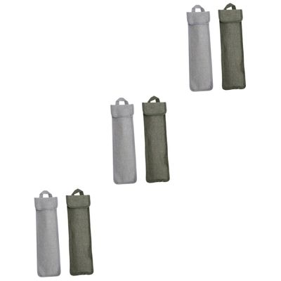 Sosoport 6pcs Camping Nail Pouches Tent Stake Bag for Outdoor Storage Tent Pegs Container