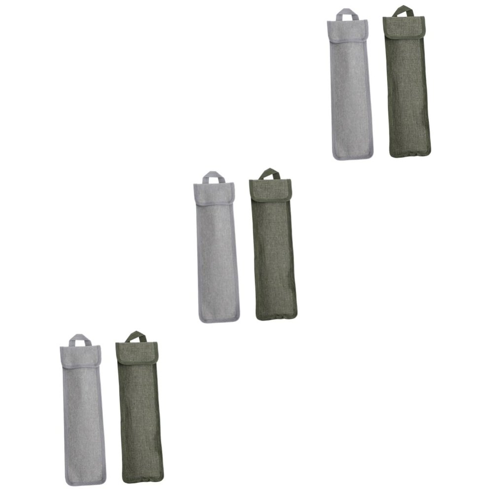 Sosoport 6pcs Camping Nail Pouches Tent Stake Bag for Outdoor Storage Tent Pegs Container