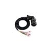ACS3-CAPW2203 for A3 servo high Power with Brake Motor Cable 850-2000W Black 3 Meters view 1