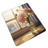 Window Flower Print Mousepad Pad Non Slip Mousepad Mat Square Mousepad Gaming Mousepad Pad for Wireless Mousepad Office Computers 8.3 x 10.3 in view 2