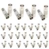 AIMHDUTY BNC Coupler 50pcs Pack, BNC Female to Female Adapter Connector for CCTV Camera System Cable Extension view 1