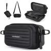 BAGSMART Digital Camera Case, Protective & Waterproof Small Camera Case with Shoulder Strap, Lightweight Camera Sling Bag for Canon PowerShot ELPH 180/190 / Sony DSCW800/DSCW830 - Black view 1