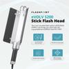 Flashpoint AD-S200 Stick Flash Head for Godox AD200/AD200Pro, or eVOLV 200/Pro Portable Handheld Stick Flash Head with 360 Degree Transparent Flash Tube for Studio or Outdoor Photography Lighting view 2