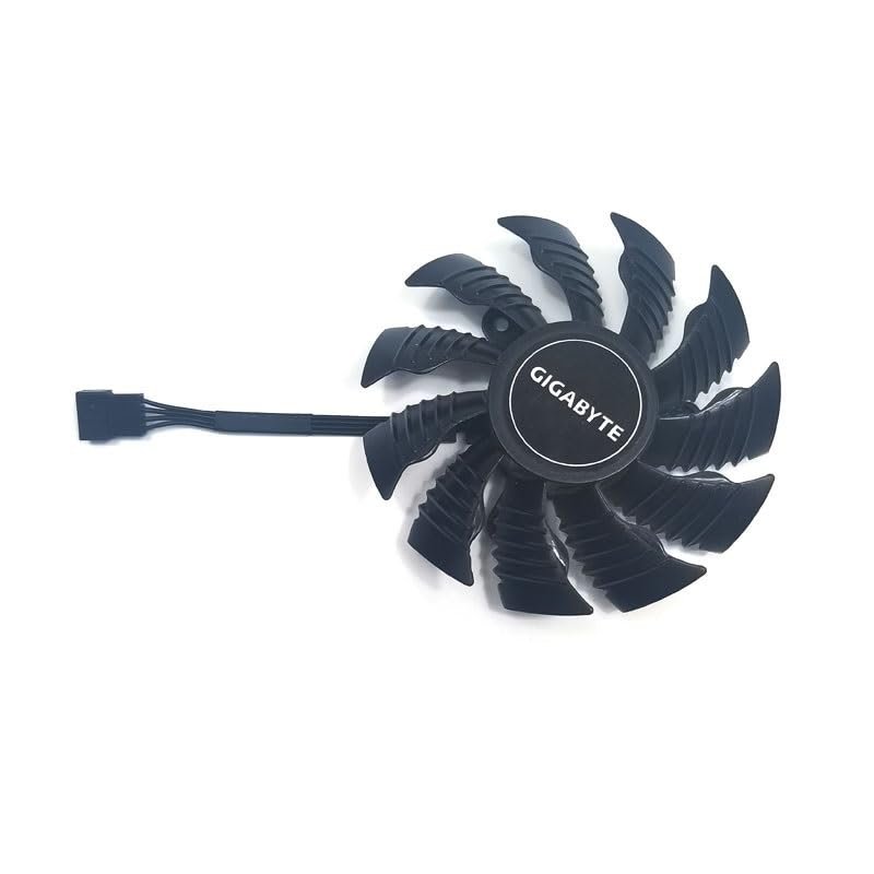 Cooling Fan for Gigabyte GTX 960 GTX 950 R9 390 GV-N950 N960 Dual Fan Graphics Card Cooling Replacement 87MM PLA09210S12H R9 380 (Color : 1PCS)