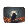 12 Inch Laptop Case Computer Sleeve Shockproof Water-Resistant Notebook Case Bag for Business Travel and Daily Use Halloween Pumpkin Lights Prints view 1