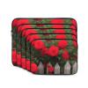 12 Inch Laptop Case Computer Sleeve Shockproof Water-Resistant Notebook Case Bag for Business Travel and Daily Use Fence and Beautiful Flowers. Prints view 2